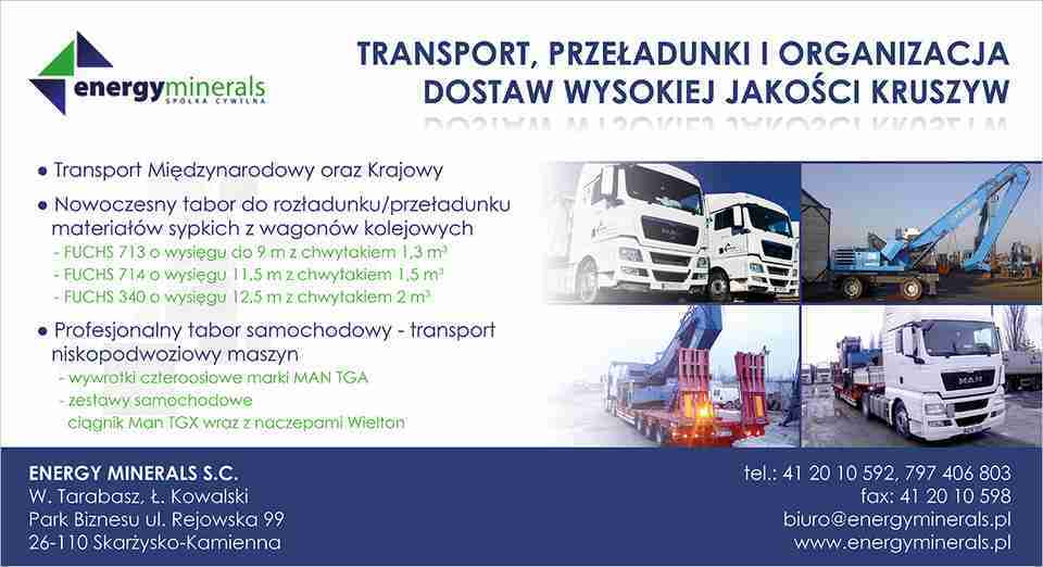 ENERGY MINERALS S.C. W. Tarabasz, Ł. Kowalski -